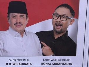 Foto Tak Biasa Ronal Surapradja di Surat Suara Pilgub Jabar