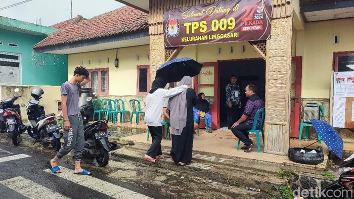 Salah satu TPS di Ciamis.