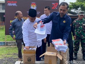 1.736 Surat Suara Rusak di Malang Dibakar