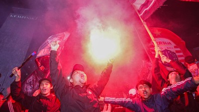 Momen The Jak Mania Rayakan HUT Persija