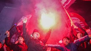 Momen The Jak Mania Rayakan HUT Persija