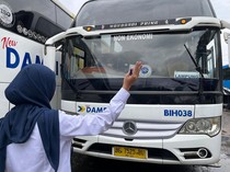 Bank Indonesia Uji Coba QRIS NFC di Bus Damri