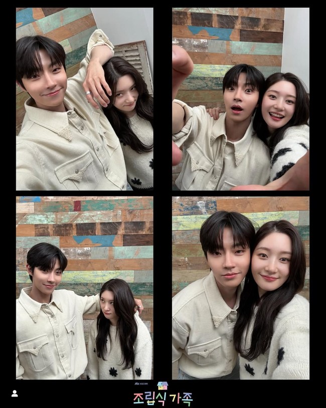 “Kalian yg foto, aku yg baper tolongggg 🙌” “Curiga sampe real life ini,” “Duh duh duh gak bisa gak bisa~ kalian terlalu gemesh 😍” “Segemez ini kalo ga jadian kebangetan sih?!?” komentar sejumlah penggemar di bawah unggahan foto Hwang In Yeop. Foto: dok. Instagram @j_chaeyeoni, dok. Instagram @hi_high_hiy