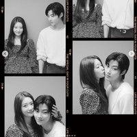 Hwang In Yeop dan Jung Chaeyeon dinilai serasi bak pasangan sungguhan. Penggemar semakin histeris melihat Jung Chaeyeon mencium pipi lawan mainnya itu. Foto: dok. Instagram @j_chaeyeoni, dok. Instagram @hi_high_hiy