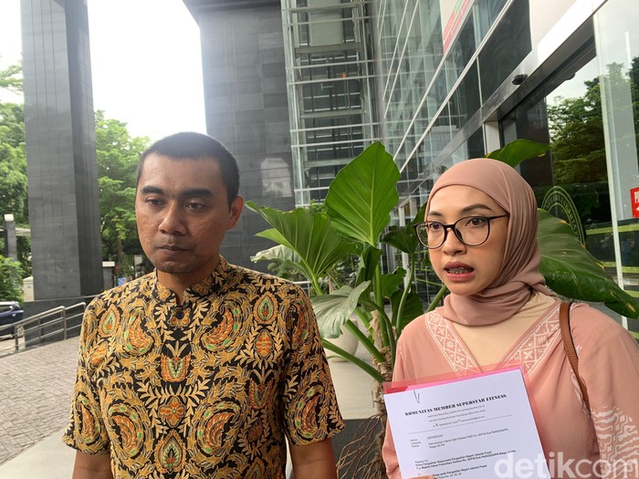 Koordinator komunitas member Superstar Fitness cabang Aeon Mall Jakarta Garden City (JGC), Farhanaz Maharani. (Mulia Budi/detikcom)