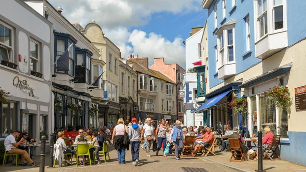 Kota Tenby di Wales