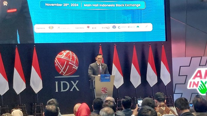 Menteri Koordinator Infrastruktur dan Pembangunan Kewilayahan (IPK) Agus Harimurti Yudhoyono (AHY).