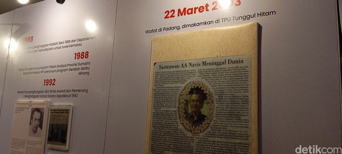 Pameran 100 tahun AA Navis.