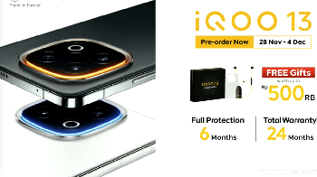 iQOO 13 akan tersedia untuk pre-order di Indonesia mulai tanggal 28 November hingga 4 Desember. Foto: detikINET/ Rizqy Nur Amalia