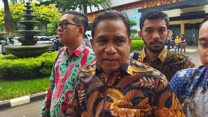 Pengacara Firli, Ian Iskandar (Kurniawan/detikcom)