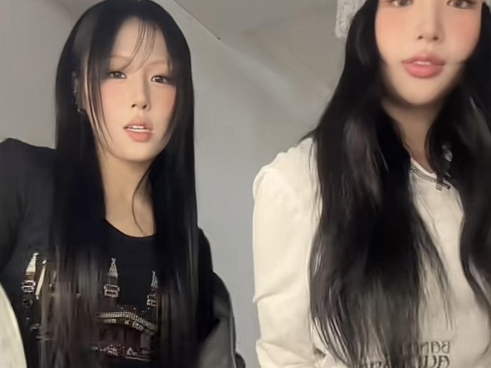 Personel grup KPop BADVILLAIN pakai baju bergambar Kabah