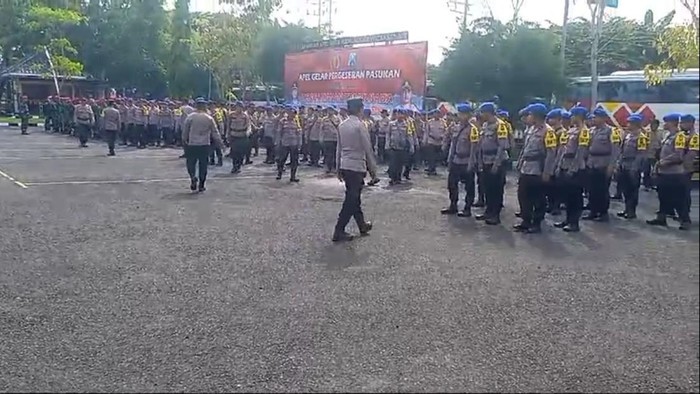 Penarikan personel yang diterjunkan mengamankan Pilkada di Sampang