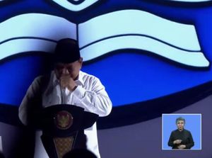 Momen Presiden Prabowo Menangis di Puncak Hari Guru Nasional