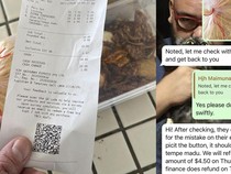 Pria Ini Curiga Harga Lontong Topping Ikan Bilis Sampai Rp 129 Ribu