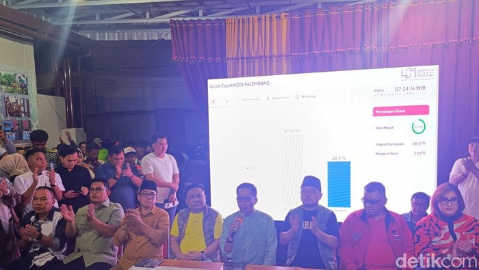 Ratu Dewa dan tim kemenangan RD-PS sampaikan pesan terimakasih kepada masyarakat dan pendukungnya.