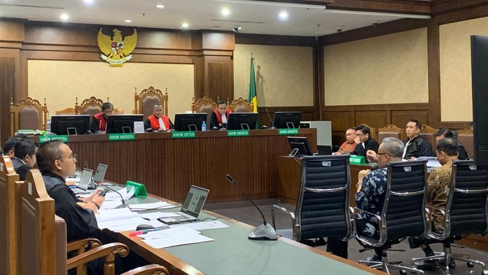 Sidang lanjutan kasus dugaan korupsi pengadaan truk pengangkut personel dan rescue carrier vehicle pada Kamis (28/11/2024) Pengadilan Tipikor Jakarta.