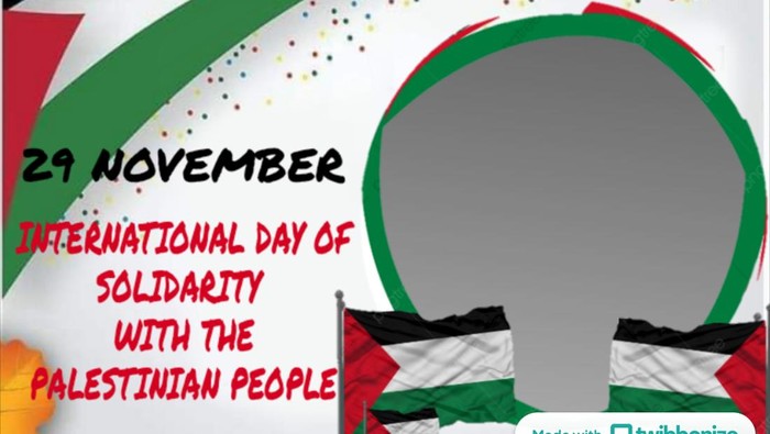 Twibbon Hari Solidaritas Internasional Bersama Rakyat Palestina