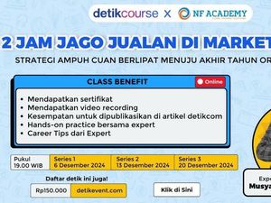 Tingkatkan Omset Akhir Tahun! Ikut Kelas Cuan Jualan di Marketplace detikcourse