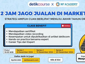 Tingkatkan Omset Akhir Tahun! Ikut Kelas Cuan Jualan di Marketplace detikcourse