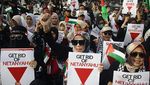 Aksi Massa Peringati Hari Solidaritas untuk Palestina