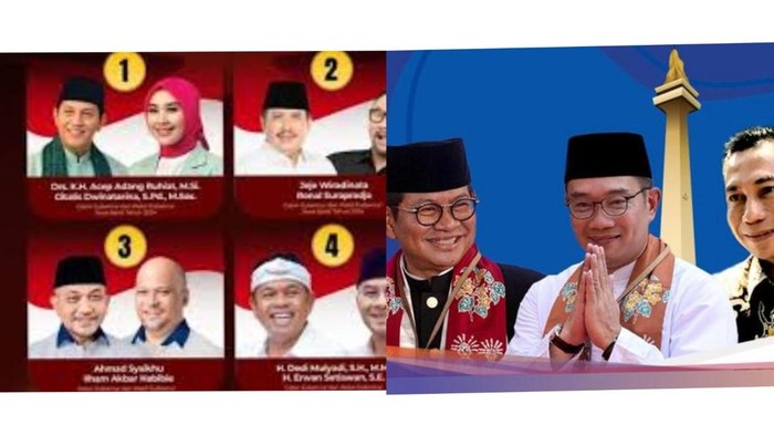Cagub-Cawagub PIlkada 2024 di Jabar dan DKI Jakarta.