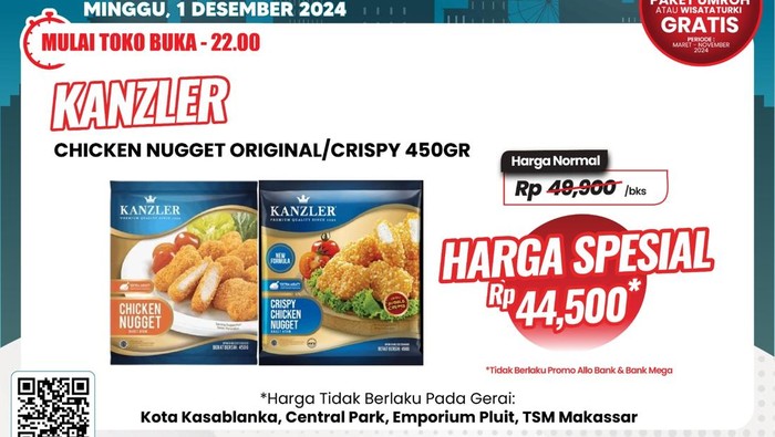 Diskon Besar Beli Nugget di Transmart Full Day Sale
