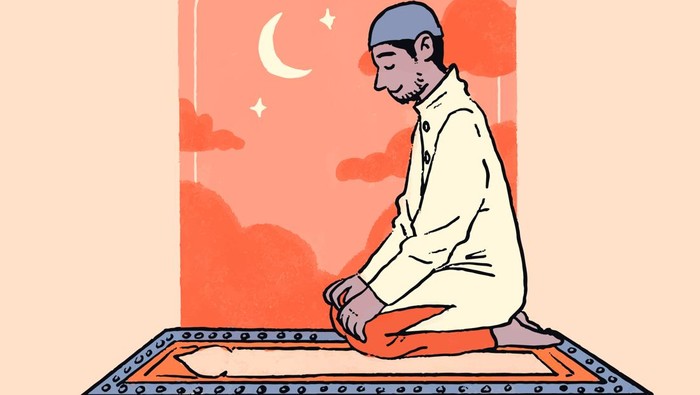 Ilustrasi Sholat.