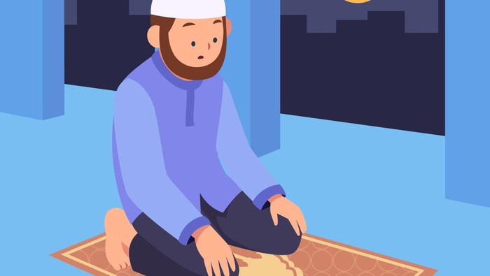 Ilustrasi Sholat.