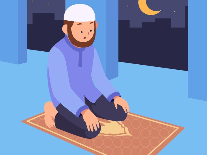 Ilustrasi Sholat.