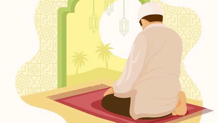 Ilustrasi Sholat.