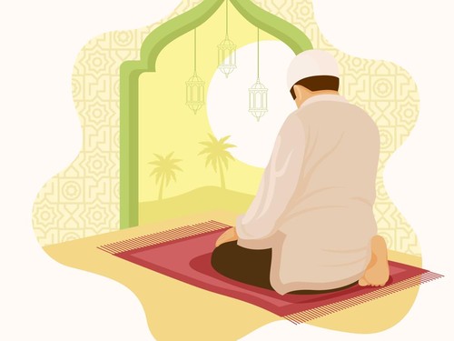 Ilustrasi Sholat.