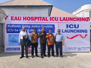 Indonesian AID Bangun ICU Pertama di East Africa University Hospital Somalia