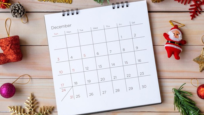 Kalender bulan Desember