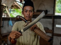 Kerajinan Golok Khas Banten Tembus Pasar Ekspor