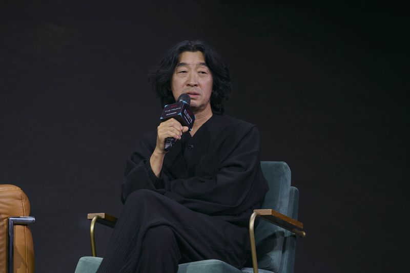 Sutradara drama Korea 'The Trunk' Kim Gyu Tae saat konferensi pers yang digelar di Seoul pada Selasa (26/11/2024).