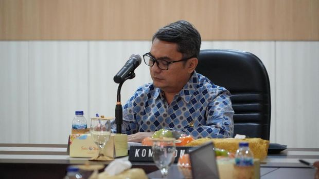 Komisioner Komnas HAM berkunjung ke Polda Jateng, Jumat (29/11/2024).