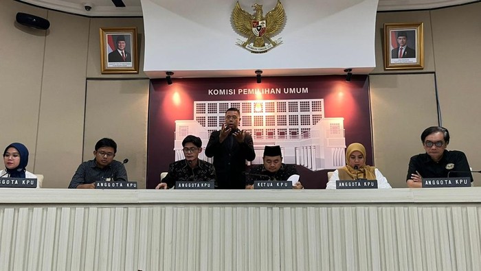 Konferensi pers KPU RI, Jumat (29/11/2024)