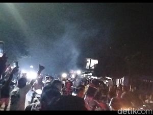 Edi-Weng Deklarasi Kemenangan, Pendukung Mario-Richard Konvoi