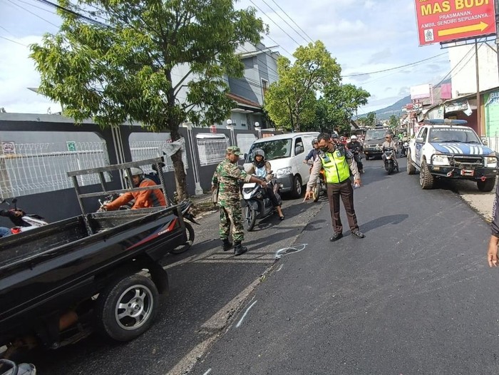 Lokasi kecelakaan motor tewaskan ibu dan anak di Kelurahan Karangjati, Kecamatan Bergas, Kabupaten Semarang, Jumat (29/11/2024) pagi.