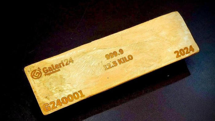 Pegadaian Luncurkan Emas Batangan 12,5 Kg