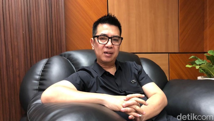 Ketua DPC Partai Gerindra Kota Jogja Sinarbiyat Nujanat saat ditemui detikJogja di kantornya, Gedung DPRD Kota Jogja, Jumat (29/11/2024).