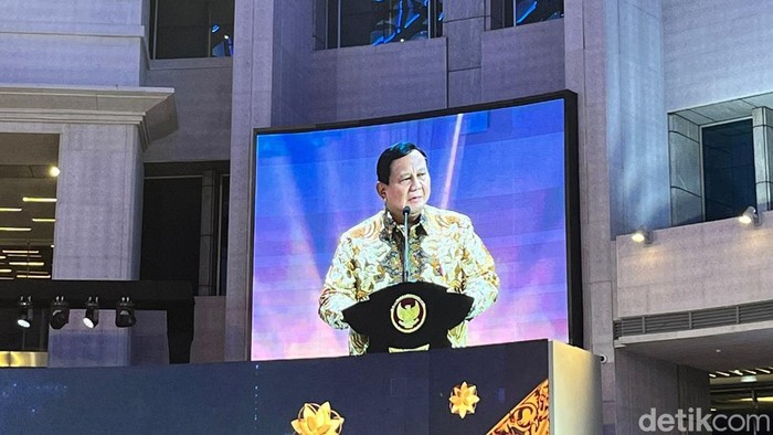 Presiden Prabowo Subianto di Acara Bank Indonesia