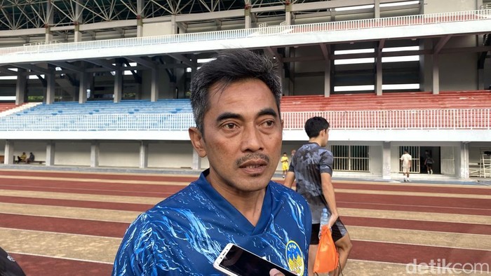 Pelatih PSIM Jogja, Seto Nurdiantoro saat ditemui di Stadion Mandala Krida, Kota Jogja, Kamis (28/11/2024).