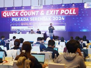 QC Poltracking Pilgub Jatim 100%: Khofifah-Emil Unggul Telak 59,22%