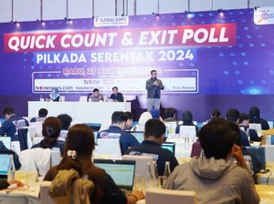 QC Poltracking Pilgub Jatim 100%: Khofifah-Emil Unggul Telak 59,22%