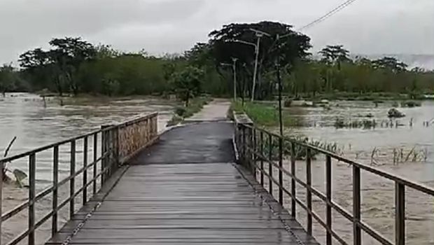 Banjir di wilayah Giriwoyo, Wonogiri, Sabtu (30/11/2024) sore.