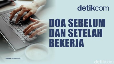 Bacaan Doa Setelah dan Sebelum Bekerja