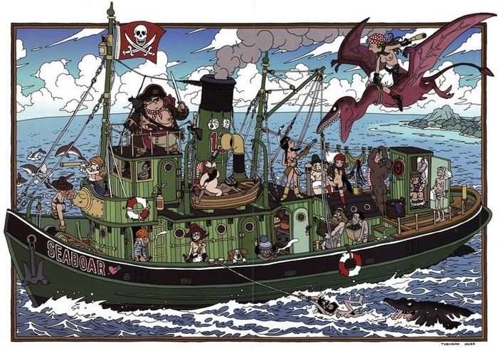 Ilustrasi ciptaan Akira Toriyama