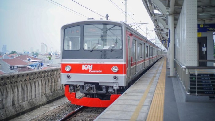 Ilustrasi kereta rel listrik (KRL) (dok. KCI)