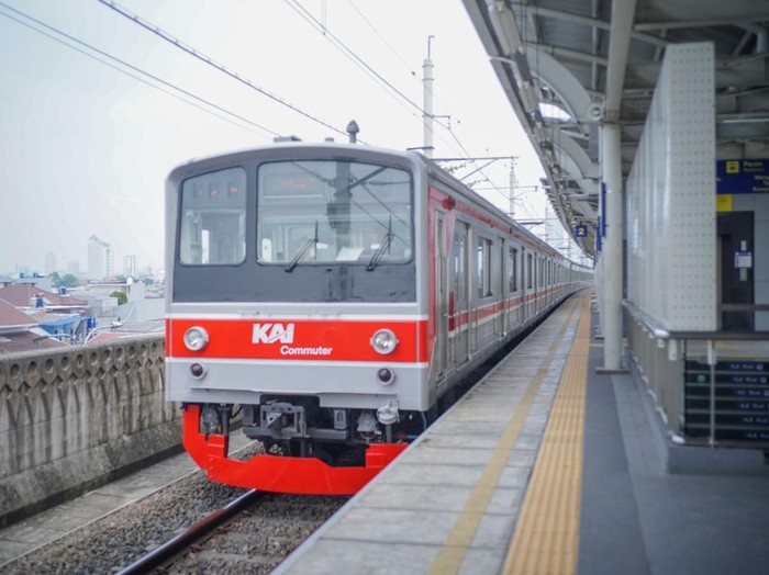 Ilustrasi kereta rel listrik (KRL) (dok. KCI)